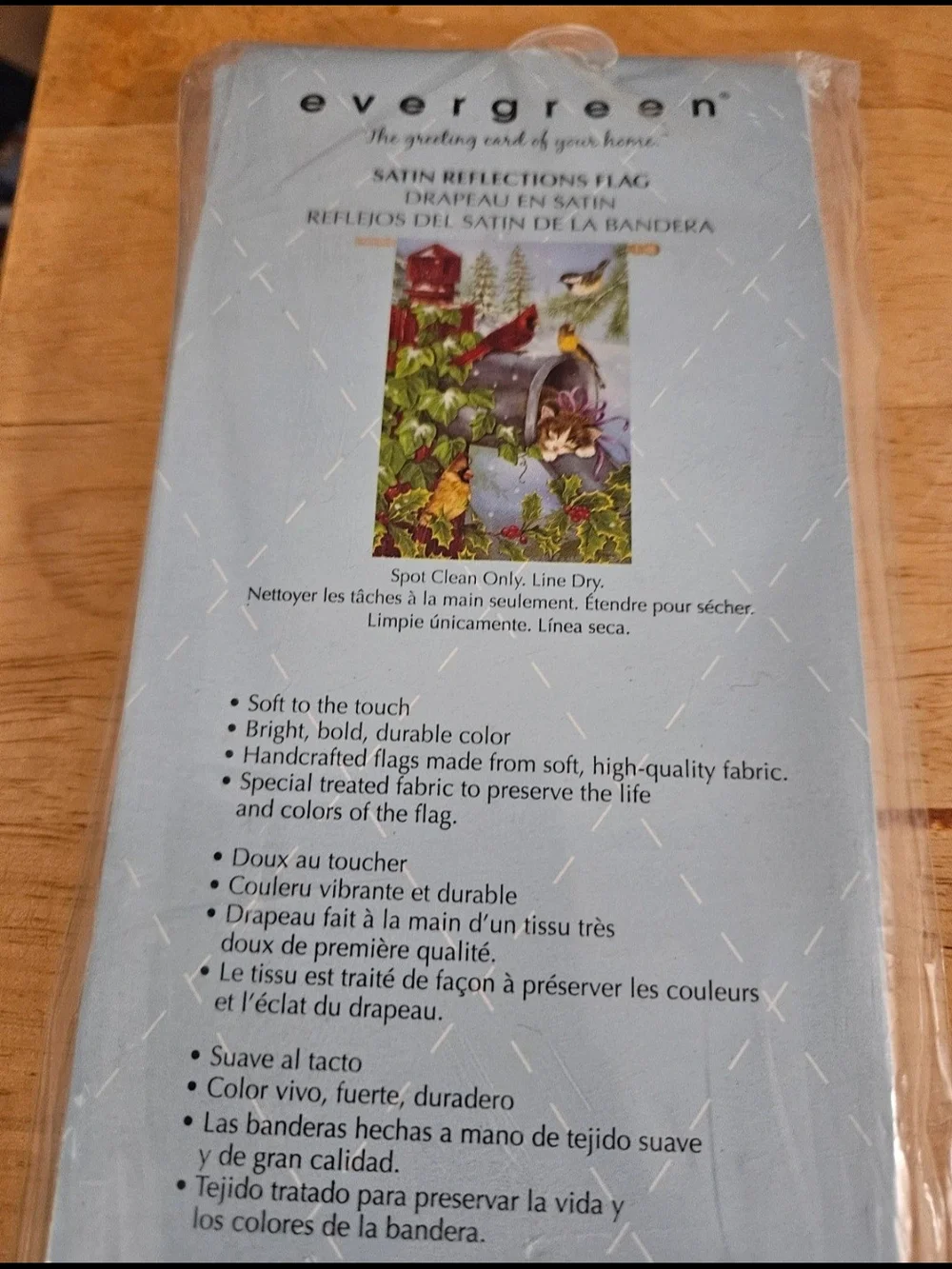 Evergreen Suede Reflections Garden Flag - Multicolor
